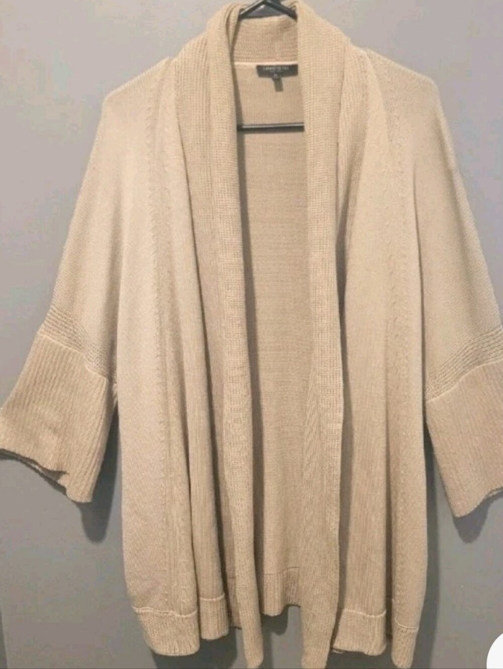 Lafayette 148 New York Luxury Cozy Open-Front Women's Sweater Cardigan Xl